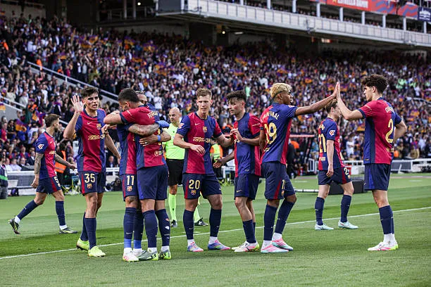 raphina of fc barcelona celebrat.webp