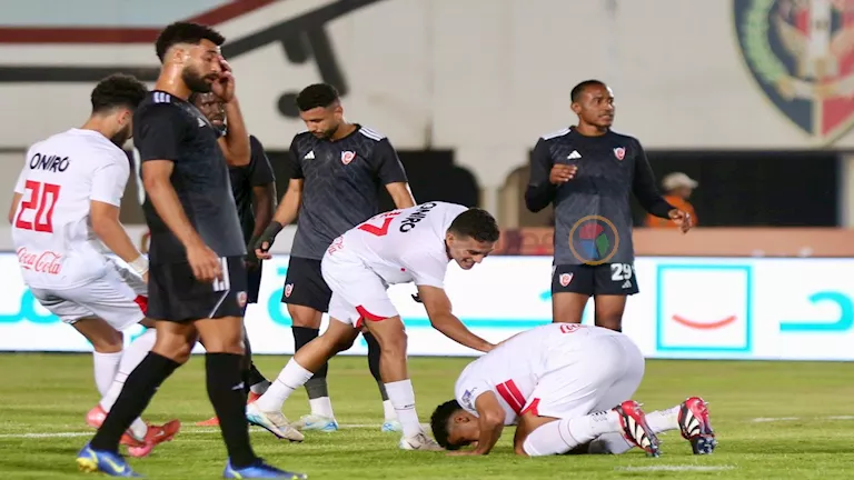 الرابطة تقرر إيقاف لاعب الزمالك مع فرض غرامة مالية