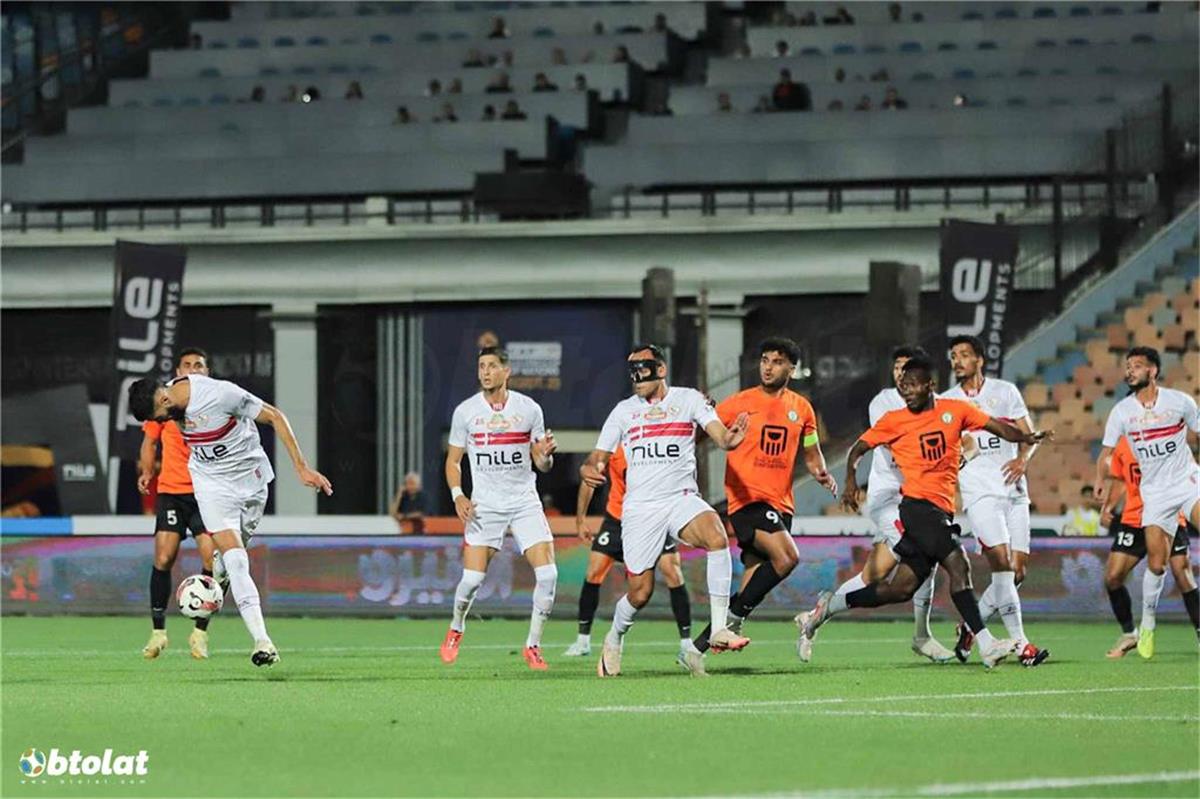 مباراة الزمالك والبنك الاهلي