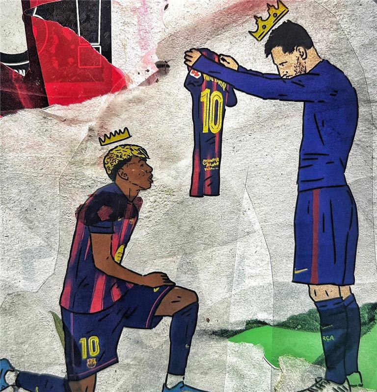 لامين يامال وليونيل ميسي