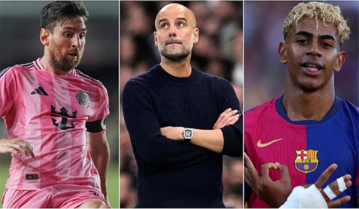 جوارديولا ولامين يامال وميسي