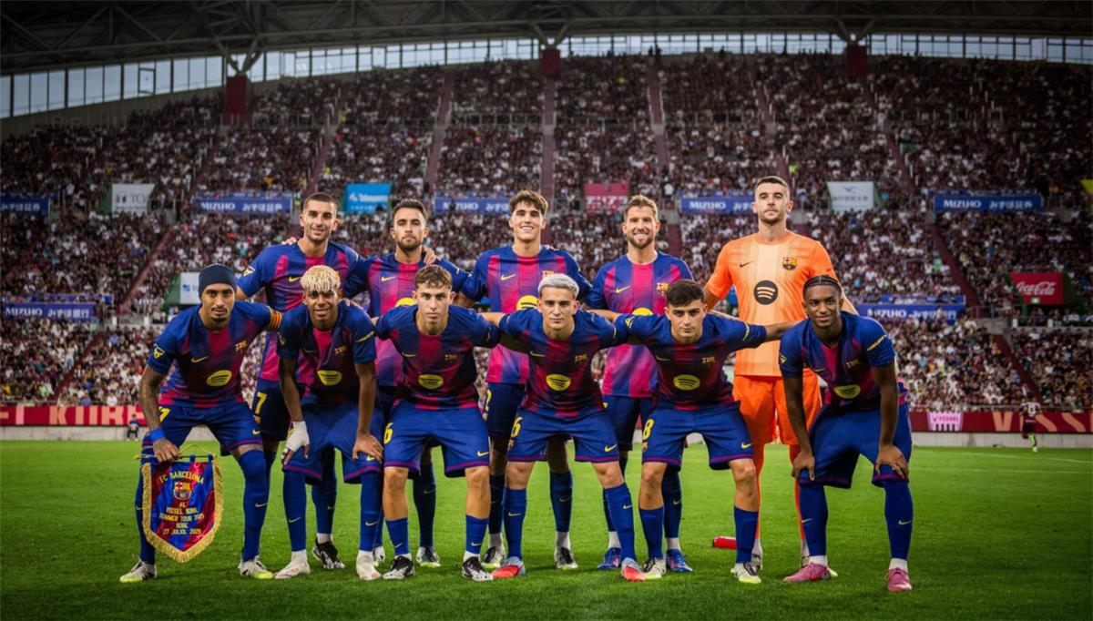 لاعبو برشلونة