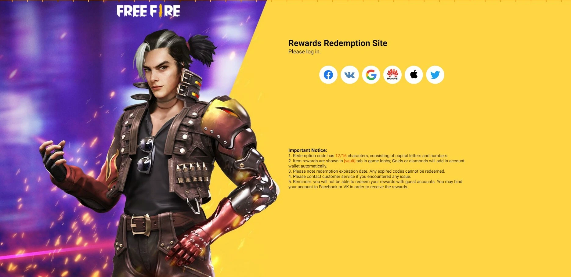 FREE FIRE .. أكواد فري فاير مجانا 2025 وكيفية استبدالها من خلال موقع جارينا reward.ff.garena