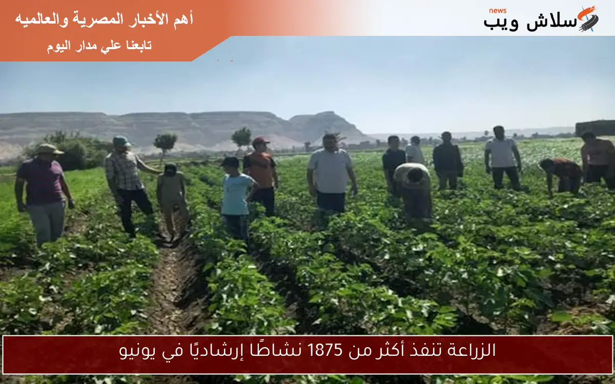 الزراعة تنفذ أكثر من 1875 نشاطًا إرشاديًا في يونيو