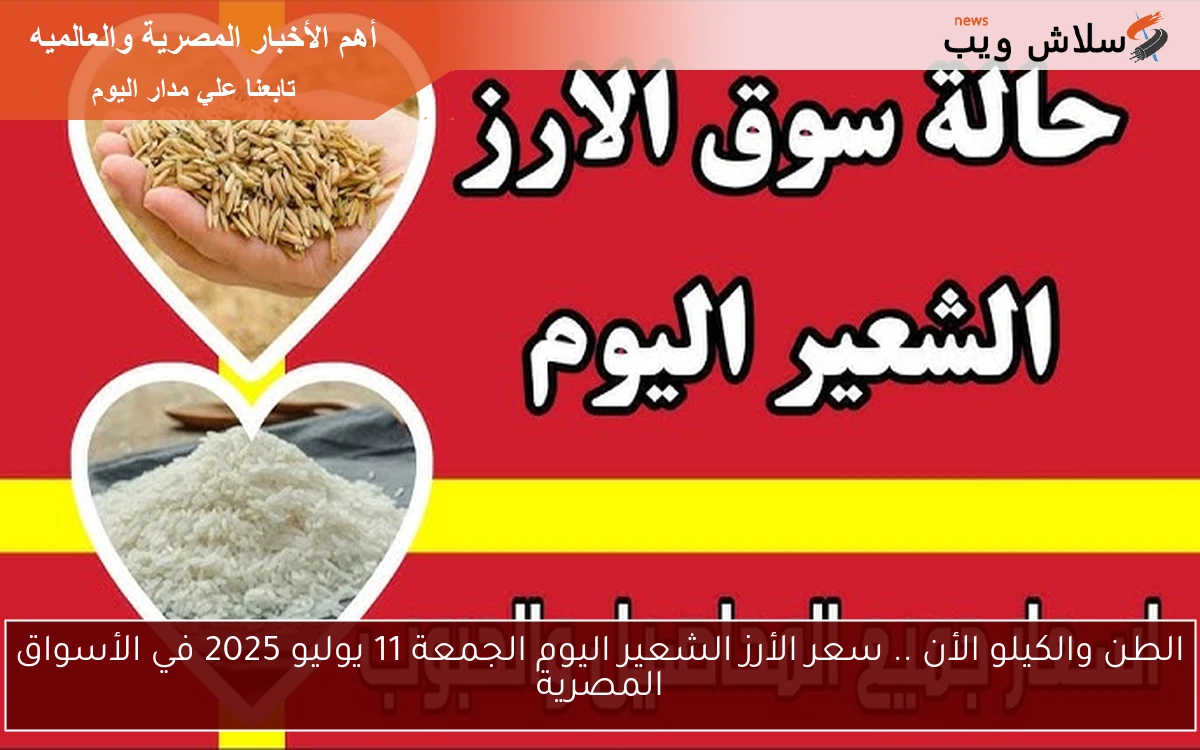 الطن والكيلو الأن .. سعر الأرز الشعير اليوم الجمعة 11 يوليو 2025 في الأسواق المصرية