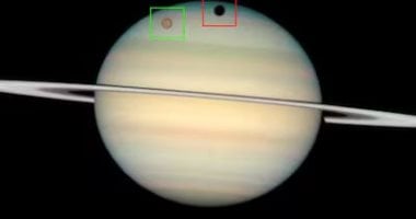 عبور ظل قمر تيتان النادر على زحل يُبهر علماء الفلك صيف 2025