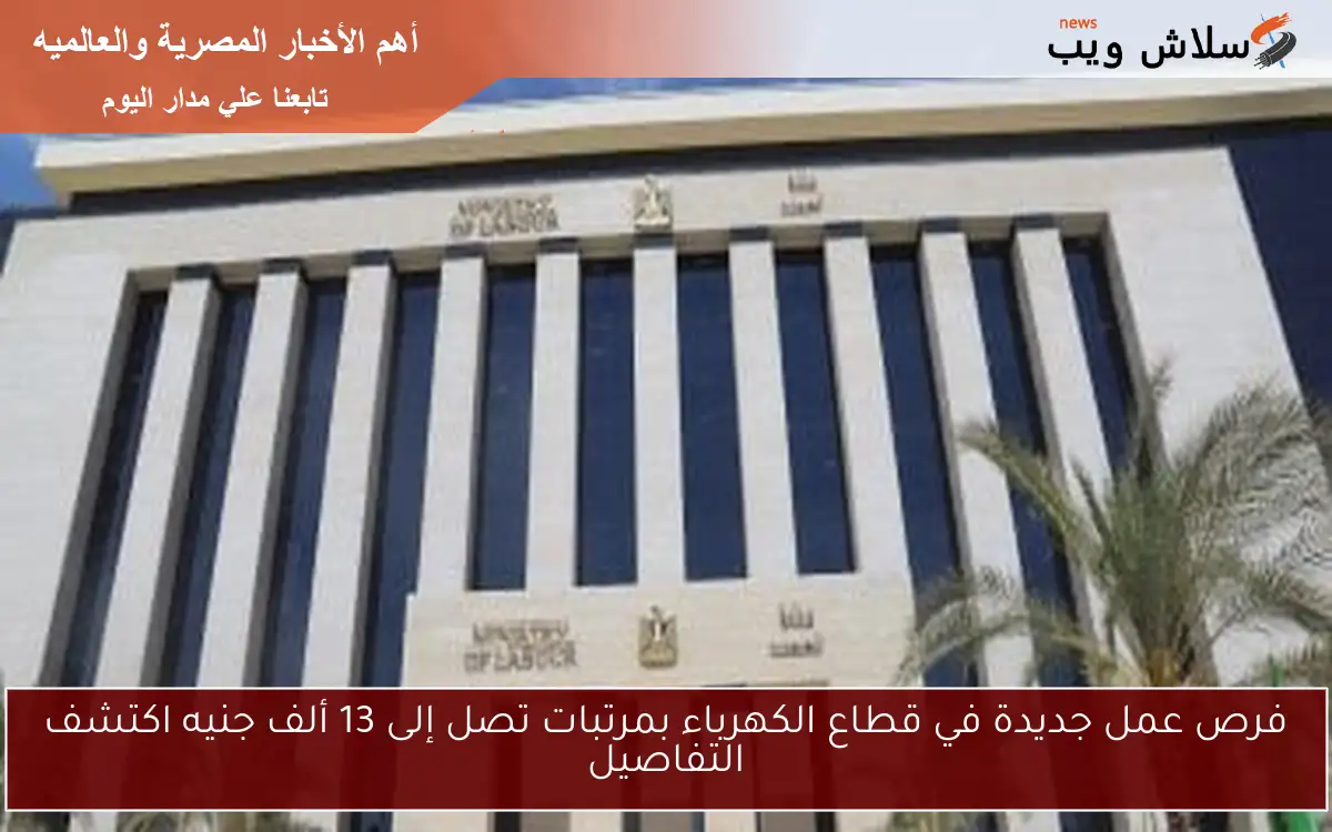 فرص عمل جديدة في قطاع الكهرباء بمرتبات تصل إلى 13 ألف جنيه اكتشف التفاصيل
