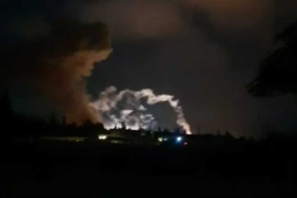 الطيران الإسرائيلي يقصف كلية الدفاع الجوي ومناطق أخرى في سوريا (فيديو)