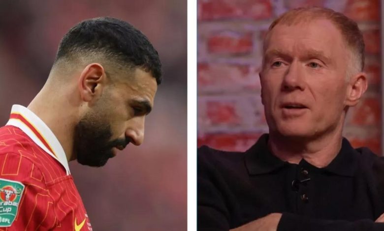 بول سكولز ومحمد صلاح