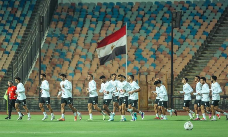 منتخب مصر يخوض تدريباته استعدادًا لمواجهة غينيا بيساو في تصفيات كأس العالم