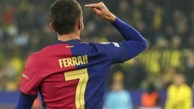 برشلونة يعلن تشخيص إصابة فيران توريس.. وتحديد مدة غيابه