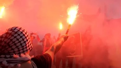 مظاهرات حاشدة في النرويج تضامنًا مع غزة قبل مباراة إسرائيل