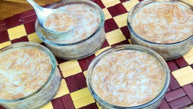 طريقة عمل الشعرية باللبن