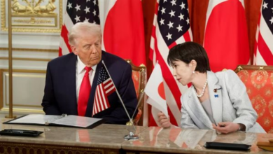 ترامب يحث اليابان على تجنّب التصعيد مع الصين وسط توتر حول تايوان