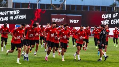 دوري أبطال إفريقيا| الأهلي يختتم استعداده لمباراة شبيبة القبائل