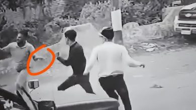 بلطجية يقطعون ذراع رجل بعد معاكسة زوجته