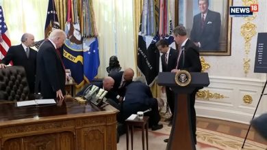 سقوط مسؤول بشركة أدوية مغشيًا عليه خلال مؤتمر ترامب في المكتب البيضاوي