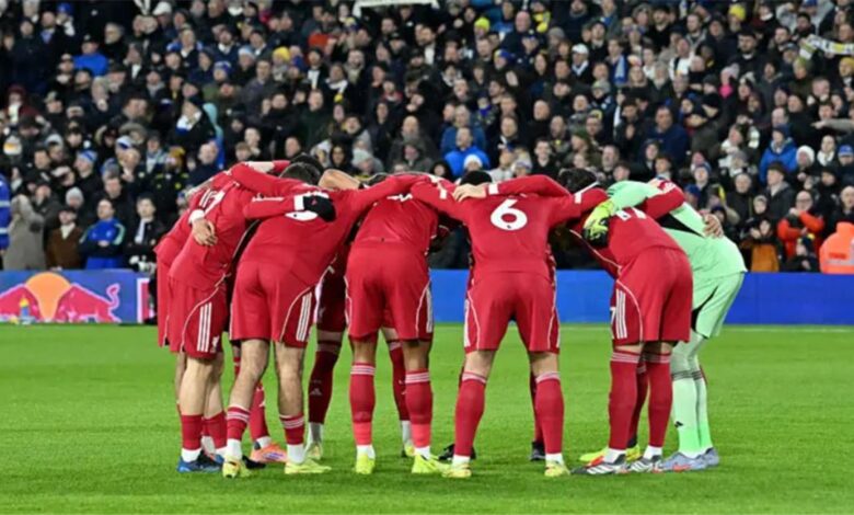 رجل مباراة ليفربول وليدز يونايتد في الدوري الإنجليزي