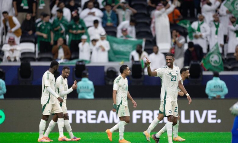 موعد والقنوات الناقلة لمباراة السعودية والمغرب اليوم في كأس العرب.. والمعلقين