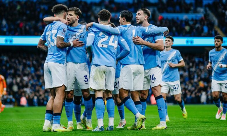 تشكيل مانشستر سيتي أمام برينتفورد في كأس كاراباو.. وجه جديد يقود الهجوم
