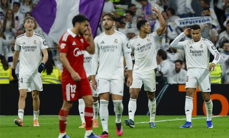 رجل مباراة ريال مدريد وإشبيلية في الدوري الإسباني