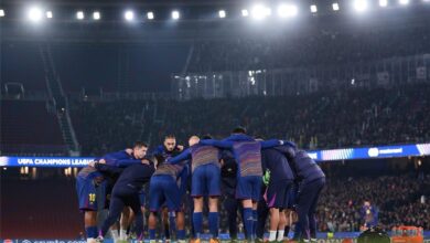 عاجل | برشلونة يعلن إصابة لاعبه بتمزق في الرباط الصليبي