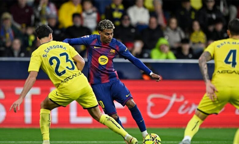 فيديو | لامين يامال يقود برشلونة للفوز على فياريال ومواصلة صدارة الدوري الإسباني