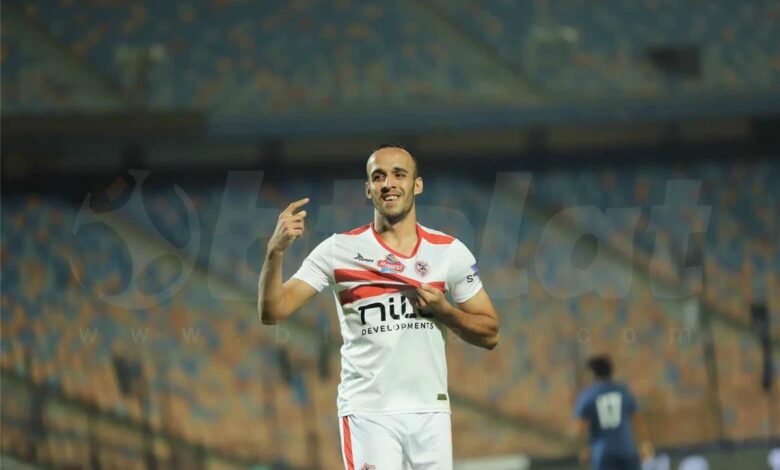 فيديو | ناصر منسي يسجل هدف الزمالك الأول أمام بلدية المحلة في كأس مصر