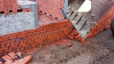 إزالة مخالفات البناء بمدينة الباجور والقرى بمحافظة المنوفية