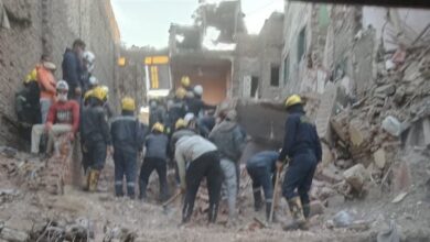 ارتفاع عدد ضحايا عقار إمبابة المنهار إلى 4 جثث و17 مصابا