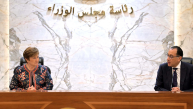 رئيس مجلس الوزراء ومديرة صندوق النقد الدولي 1758117344 0