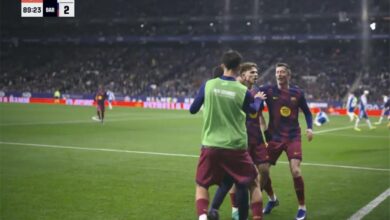 لاعب برشلونة بعد الفوز على إسبانيول: لدينا أفضلية على ريال مدريد