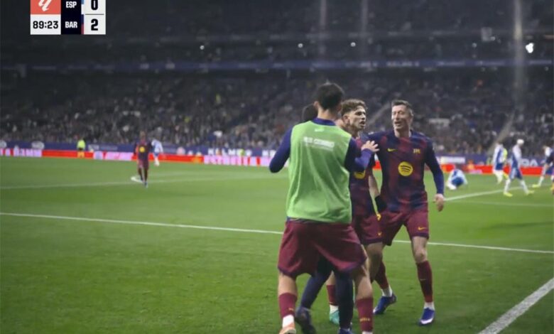 لاعب برشلونة بعد الفوز على إسبانيول: لدينا أفضلية على ريال مدريد
