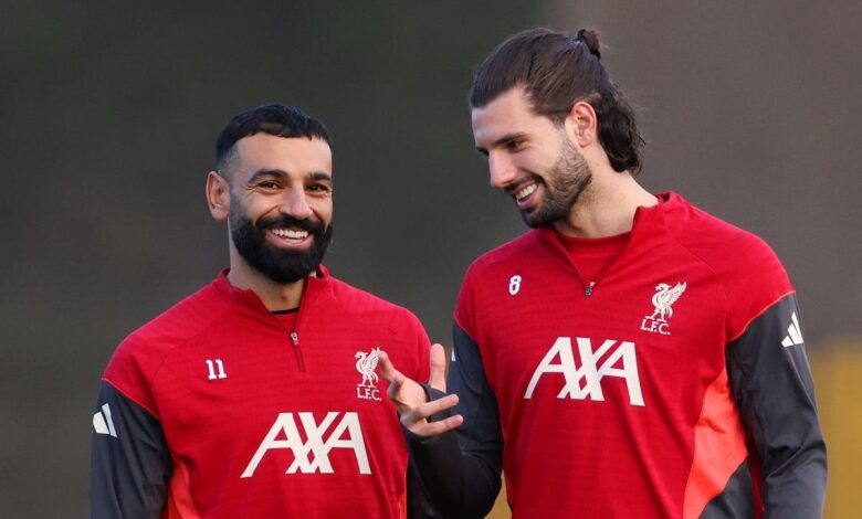 سوبوسلاي يوجه رسالة إلى محمد صلاح خلال مباراة ليفربول في كأس الاتحاد الإنجليزي