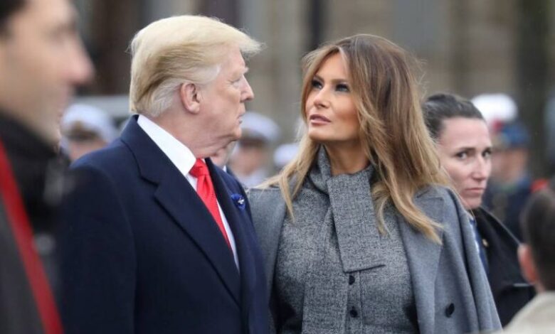 ترامب وزوجته