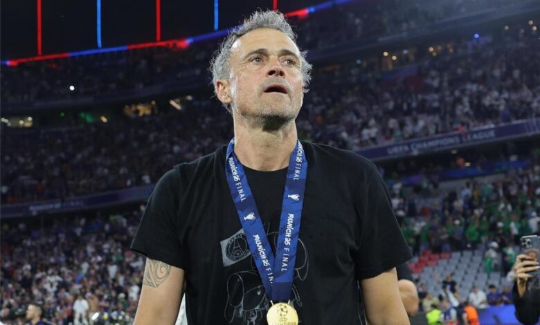 موقف لويس إنريكي من تدريب مانشستر يونايتد الإنجليزي