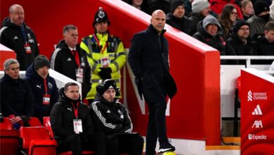 رقم سلبي لـ ليفربول في الشوط الأول أمام مانشستر سيتي بالدوري الإنجليزي
