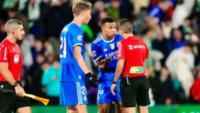 مبابي يهين الحكم بلفظ نابٍ في مباراة ريال مدريد وفالنسيا