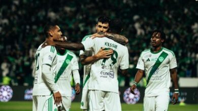 مباراة الأهلي والرياض