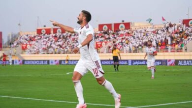 مباراة الوحدة ضد البطائح