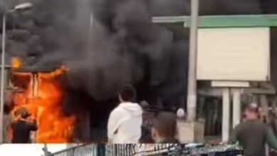 حريق عبد المنعم رياض