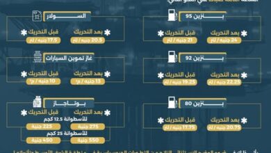 سعر البنزين اليوم