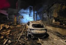 سقوط صاروخ في نهاريا