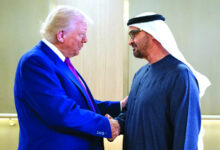 محمد بن زايد وترامب