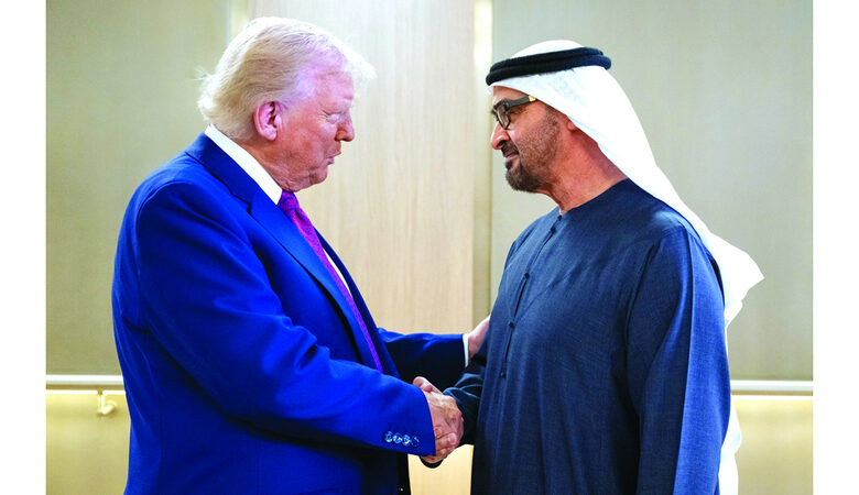 محمد بن زايد وترامب