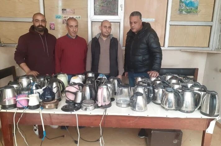 شركة الإسكندرية للكهرباء تصادر غلايات وسخانات من العاملين